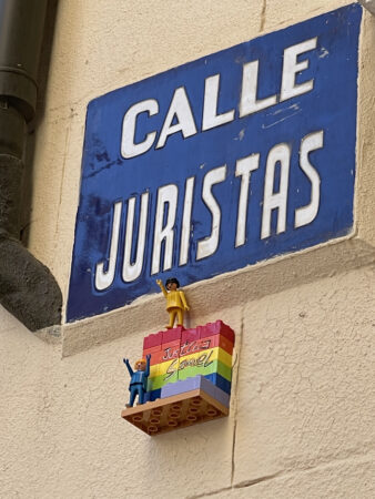 Calle Juristas Sign