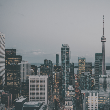 City skyline of Toronto, Canada