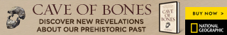 Ad for Cave of Bones: A True Story of Discovery, Adventure, and Human Origins. Buy book.