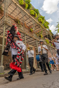 New Orleans Second Line Musicians